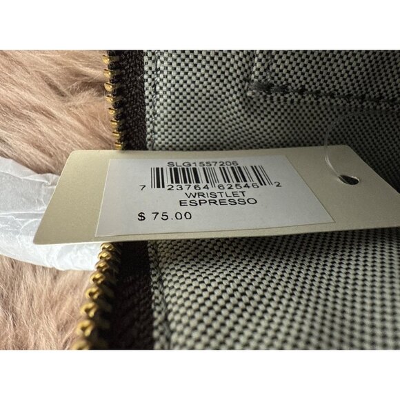 Fossil Women's Wristlet Wallet Clutch Dark Brown/Espresso - Picture 5 of 6